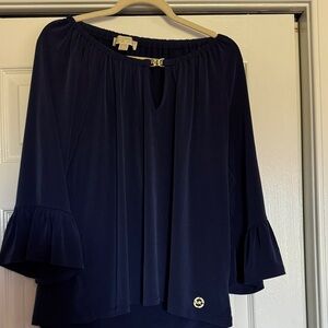 Navy Blue Women's Top Michael Kors, extra large